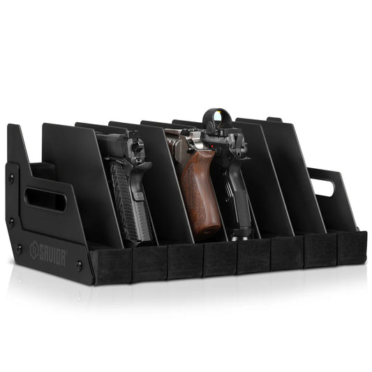 Pistol Rack - 8 Pistolen, Black