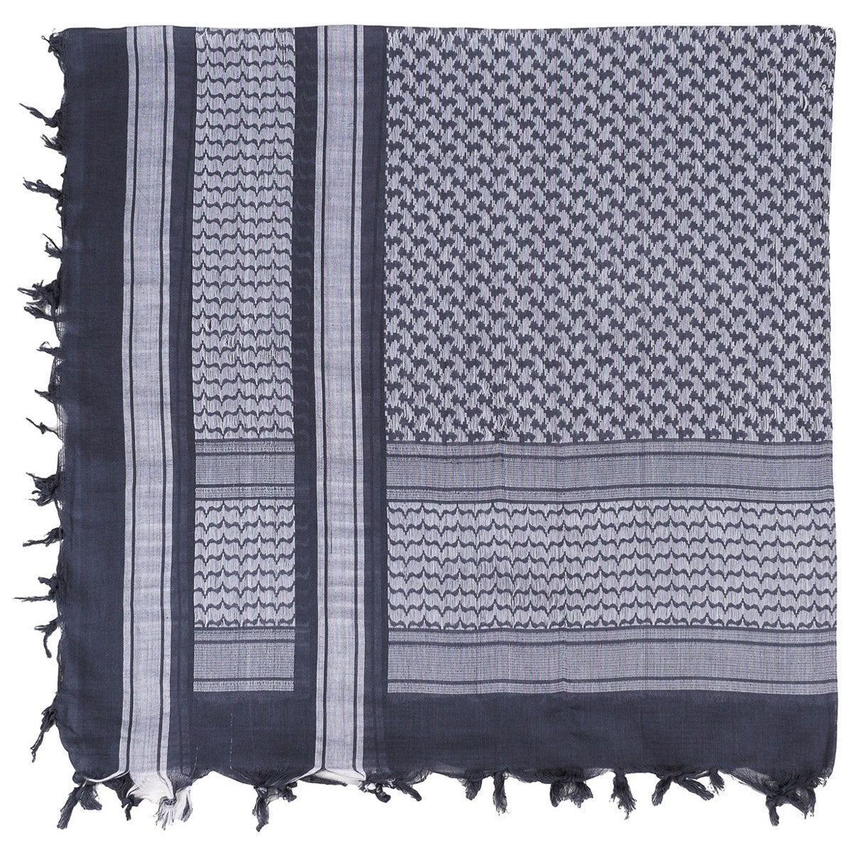 Écharpe « Shemagh », ultra douce, blanc feuillage