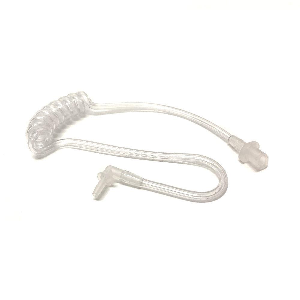 Accustic Tube bent w/earpiece, Male Connector