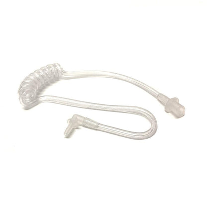 Accustic Tube bent w/earpiece, Male Connector
