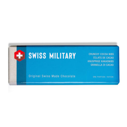 Swiss Military Schokolade Knusprige Kakaonibs, 18x50g