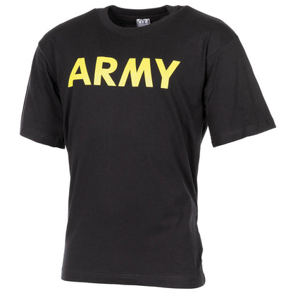 T-shirt imprimé « Army », noir