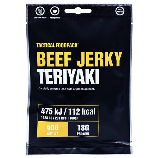 TACTICAL FOODPACK, Beef Jerky Teriyaki, 40g