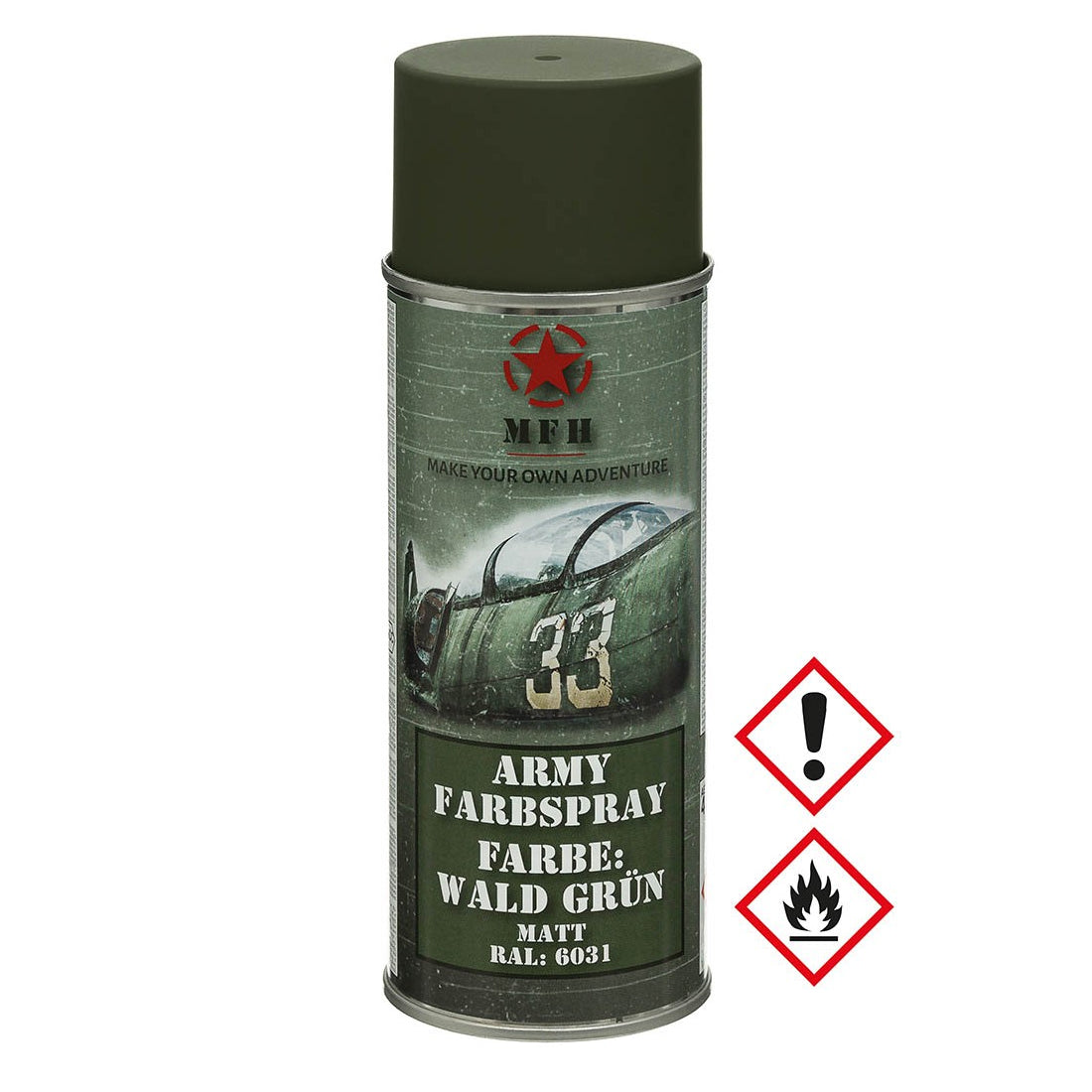 Army Farbspray, WALD GRÜN, matt, 400 ml