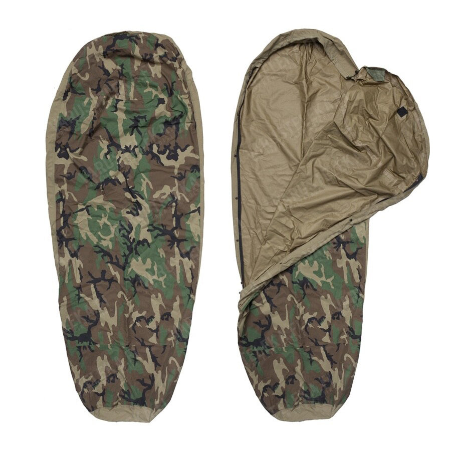 Original US-Army Bivy Cover (Woodland Camo) - Schlafsackhülle