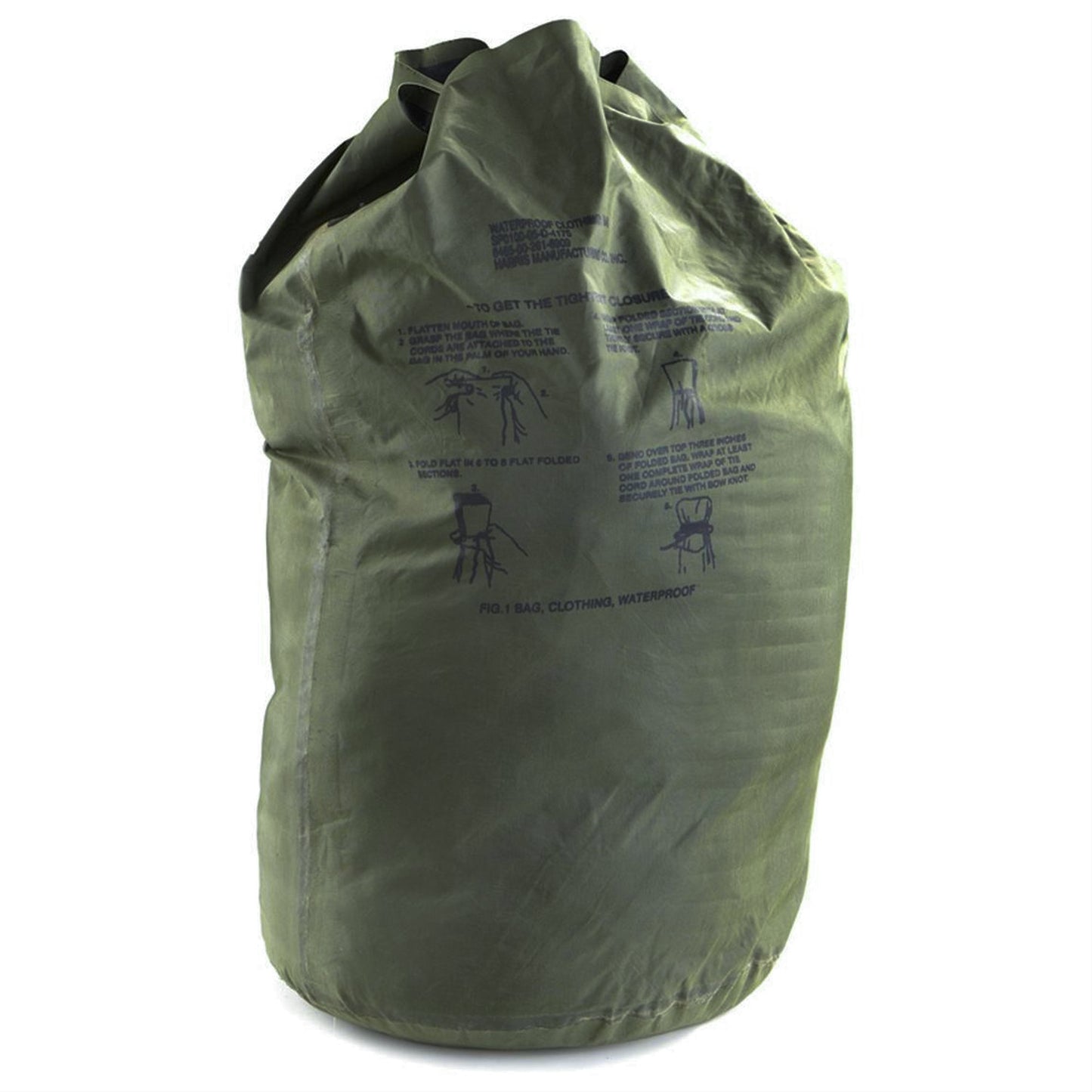 Sacco a pelo originale dell'esercito americano Sleeping Bag Intermediate Cold, lunghezza extra lunga, nero
