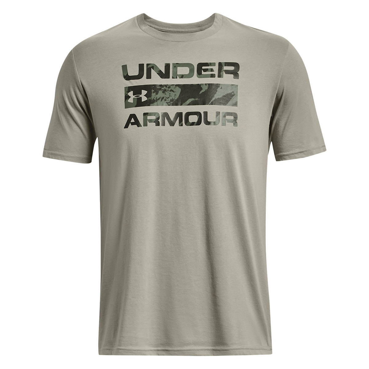 T-shirt à logo empilé, vert Grove