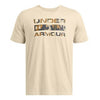 T-shirt con logo Stacked, base kaki / grigio talpa Timberwolf