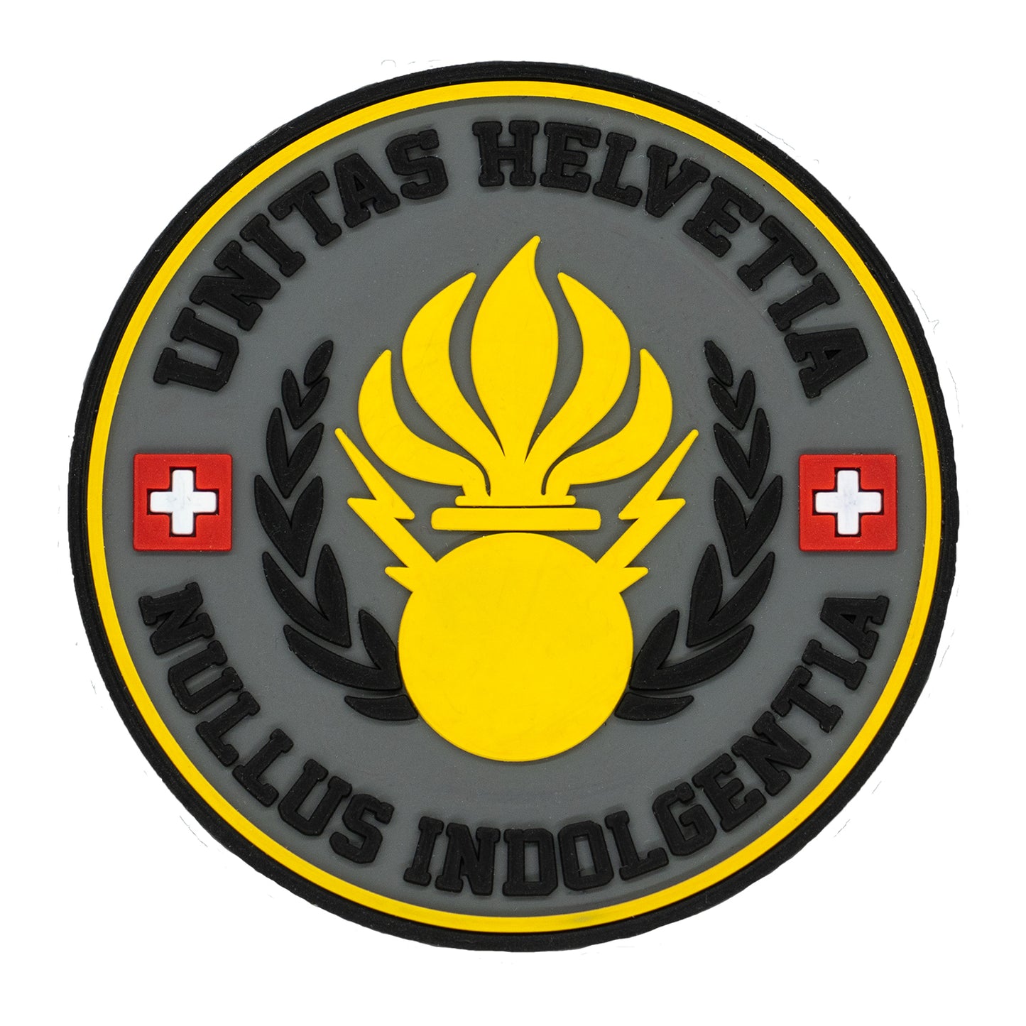 Stemma morale patch velcro UNITAS HELVETIA - NULLUS INDULGENTIA