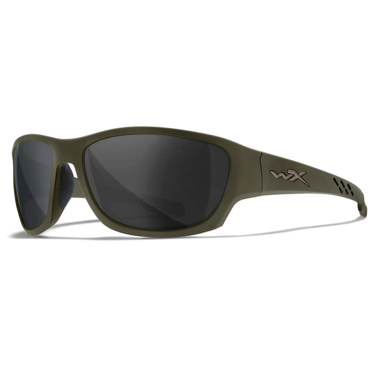 Occhiali da sole WX CLIMB, grigio, montatura verde OD opaco