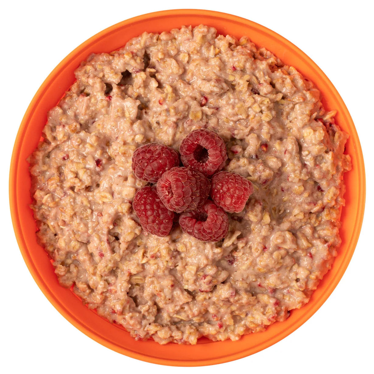 Granola con lamponi (800 kcal) [Vegetariano] 