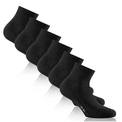 Pack de 3 paires de baskets Sneaker Plus, noires