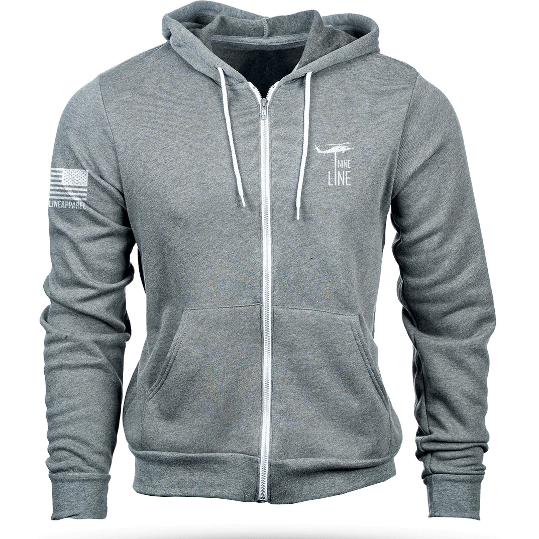 LOGO DROPLINE - FELPA CON CAPPUCCIO FULL-ZIP