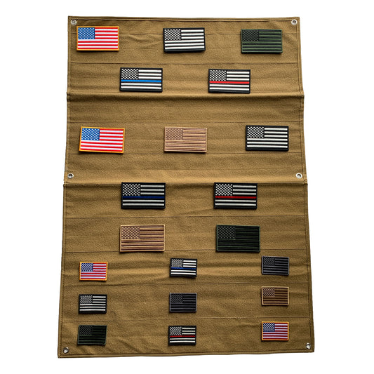 Klett-Paneel LARGE VELCRO PANEL, tan