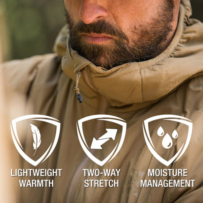 Crucible Mid Layer Hoddy, Black