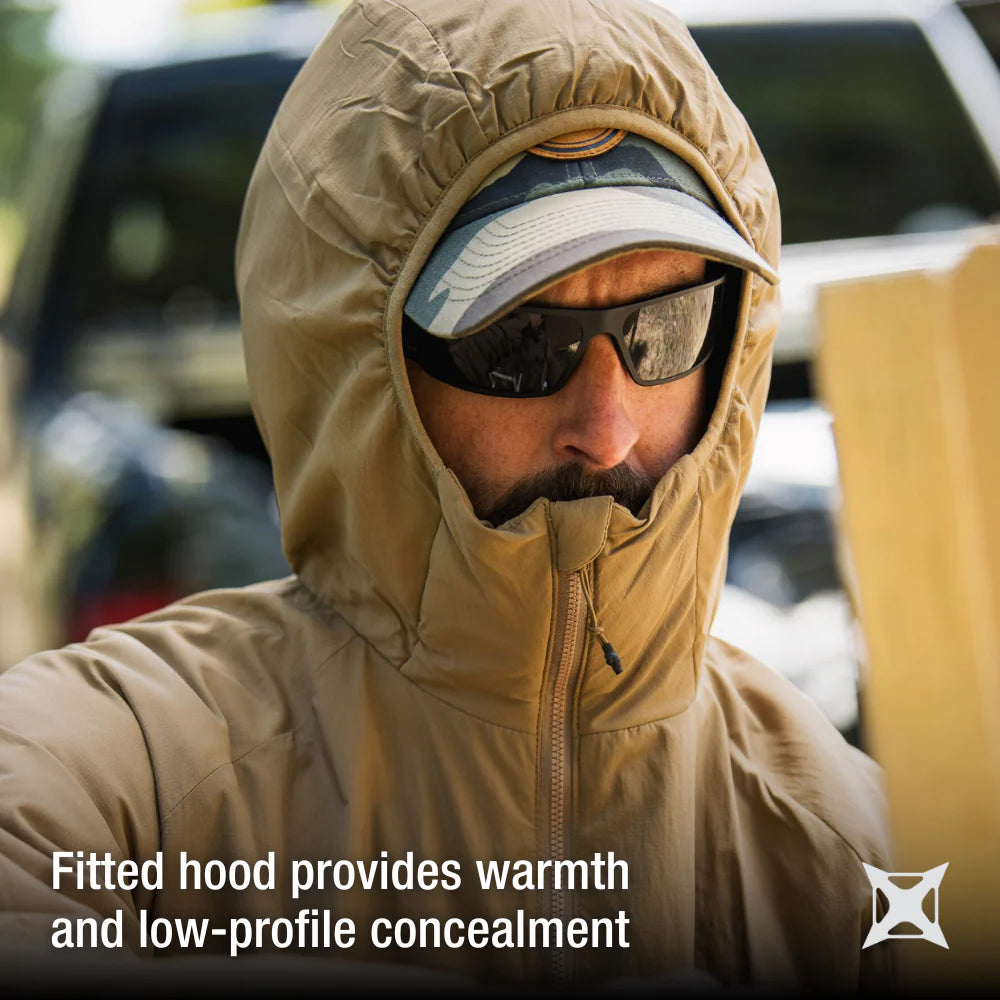 Crucible Mid Layer Hoddy, Black