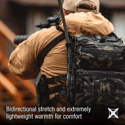 Crucible Mid Layer Hoddy, Black