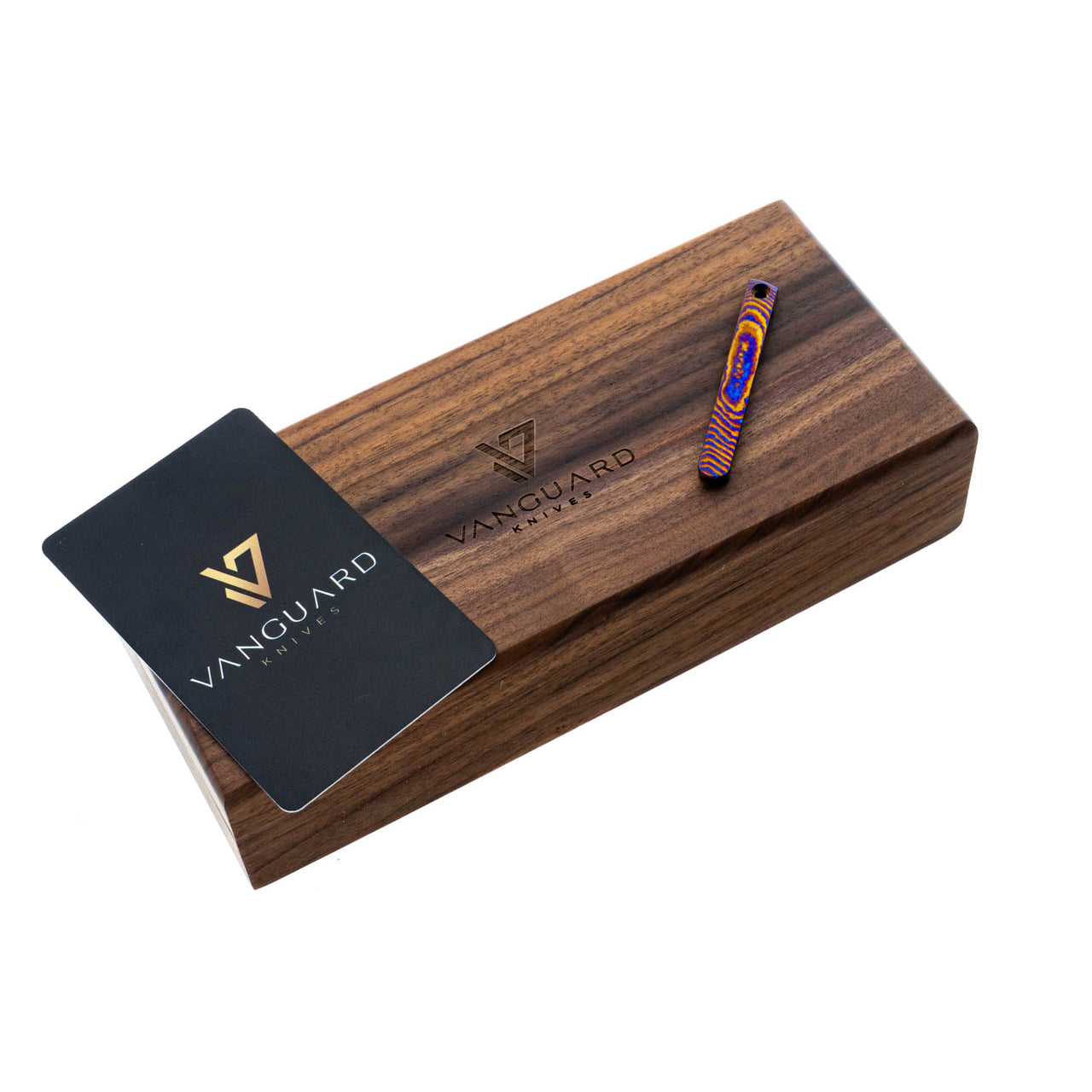 Esox V2, M390, Gray, Ti-Thumbstud, Satin