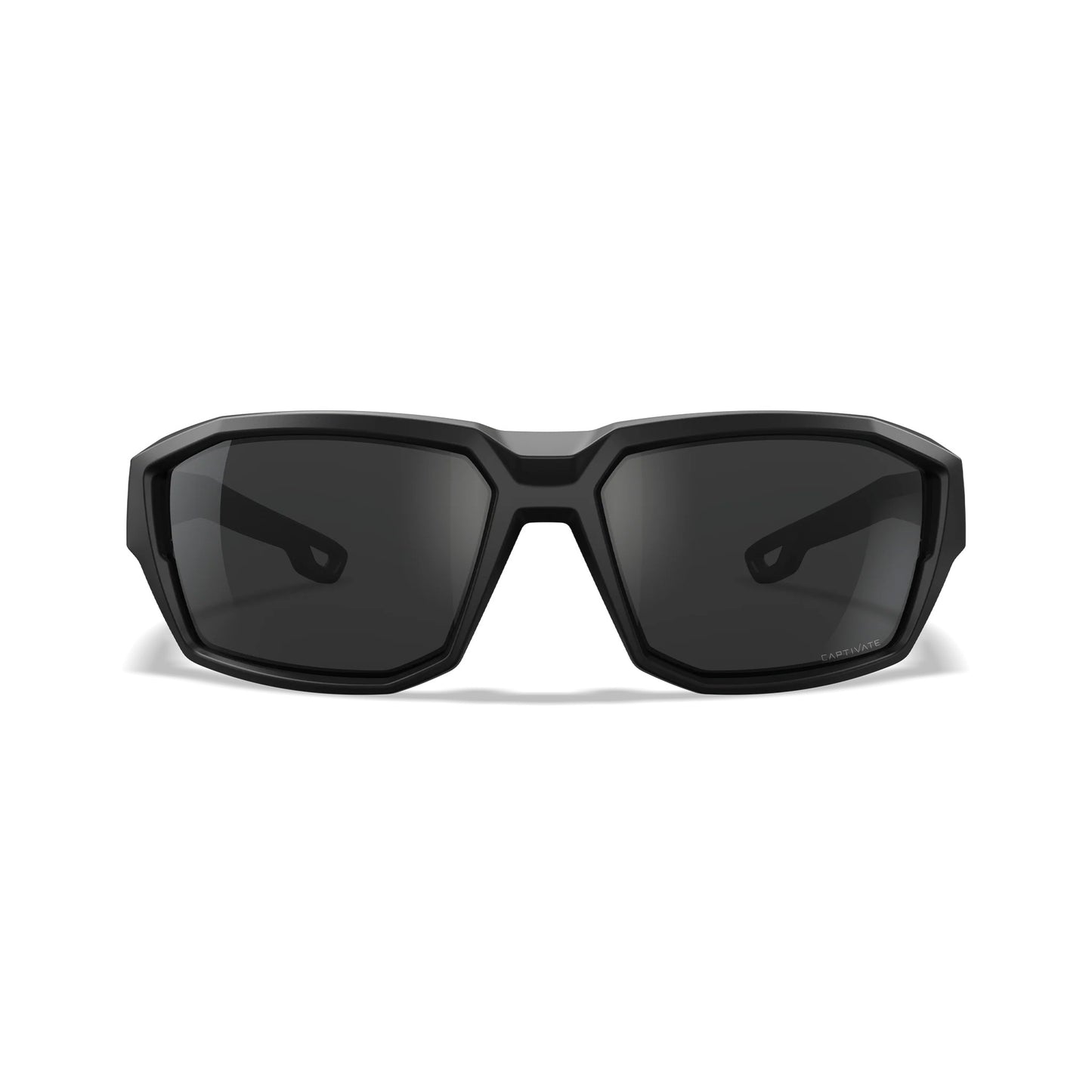 Lunettes de soleil WX Alpine, monture noire mate avec verres gris polarisés CAPTIVATE™