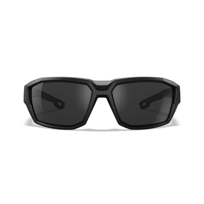 Lunettes de soleil WX Alpine, monture noire mate avec verres gris polarisés CAPTIVATE™