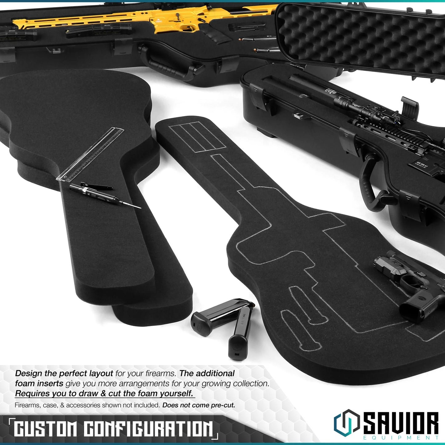 Schiuma di ricambio per custodia Ultimate Guitar – confezione da 3