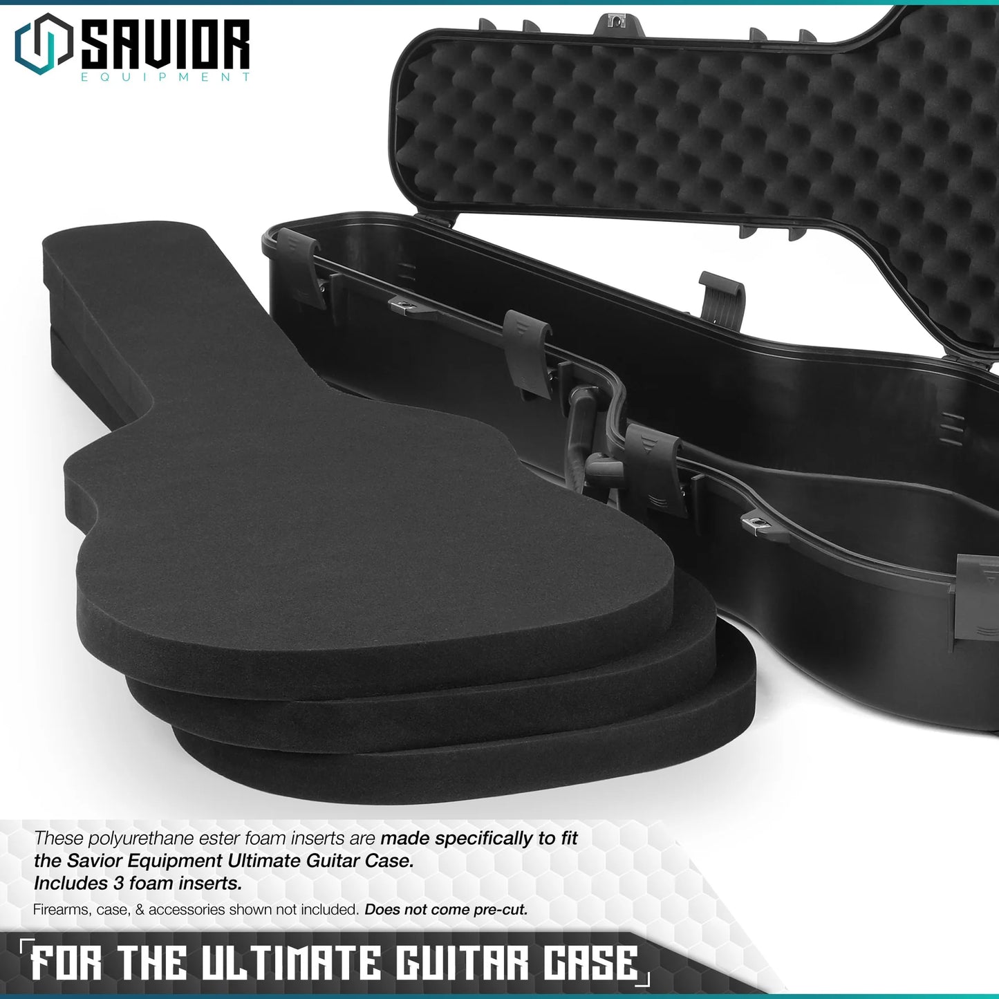Schiuma di ricambio per custodia Ultimate Guitar – confezione da 3