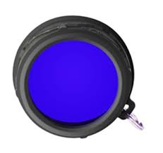 Filtre de couleur pour lampes Klarus avec diamètre de lunette de 41 mm, bleu