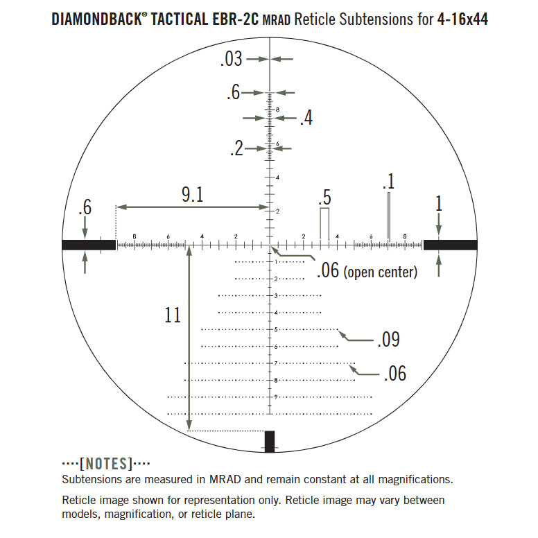 Vortex Diamondback Tactical 4-16x44 FFP · EBR-2C MRAD Zielfernrohr
