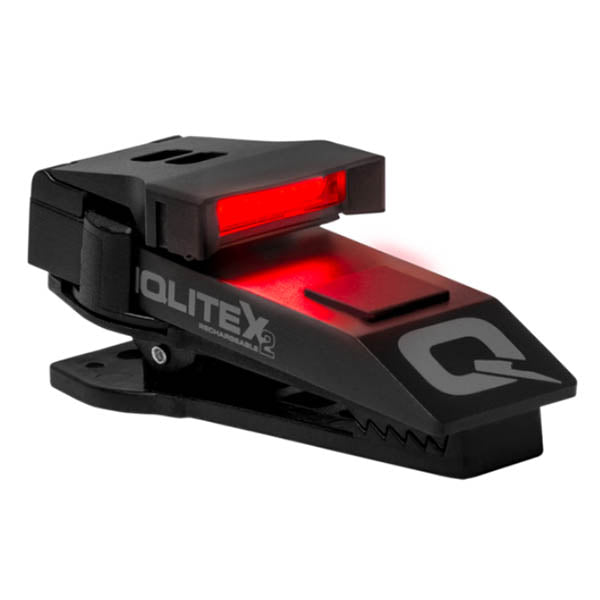 QUIQLITE, Handsfree LED QUIQLITE X2, Tactical Red/White LED, 200 Lumen, inkl. Akku