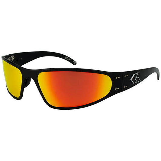 GATORZ Sonnenbrille WRAPTOR verspiegelt (Black/Smoked/sunburst)