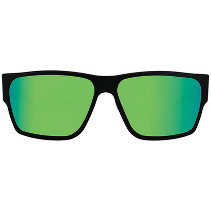 GATORZ Sonnenbrille DELTA polarisiert (Matte Black / Brown Polarized w/ Green Mirror)