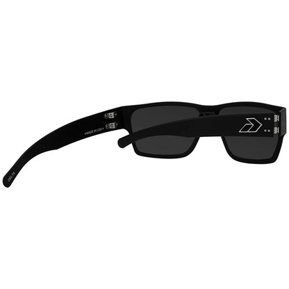 GATORZ Sonnenbrille DELTA polarisiert (Matte Blackout / Smoked Polarized)