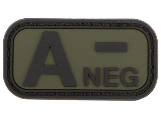 CHARLIE MIKE, Morale Patch BLUTGRUPPE A- NEG