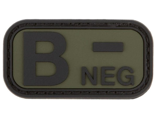 CHARLIE MIKE, Morale Patch BLUTGRUPPE B- NEG