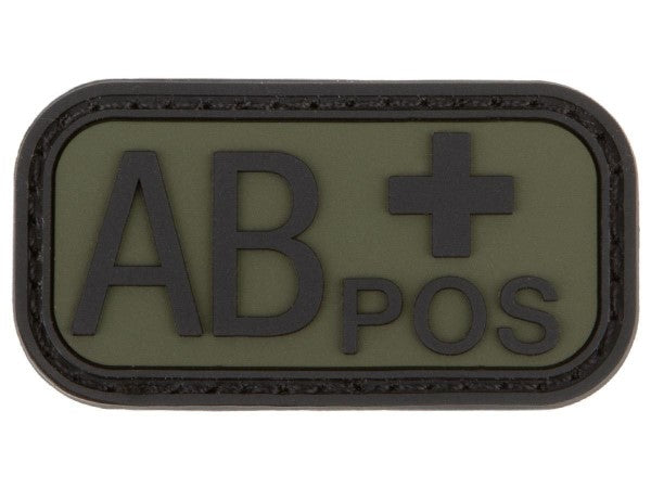 CHARLIE MIKE, Morale Patch BLUTGRUPPE AB+ POS
