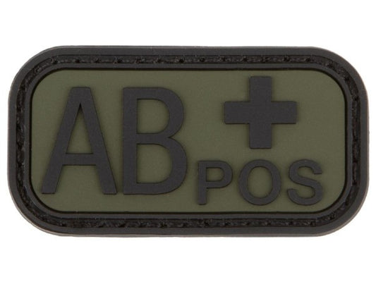 CHARLIE MIKE, Morale Patch BLUTGRUPPE AB+ POS