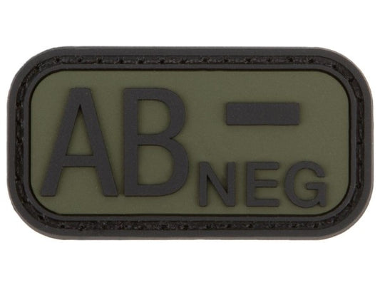 CHARLIE MIKE, Morale Patch BLUTGRUPPE AB- NEG