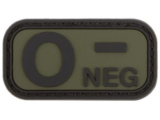 CHARLIE MIKE, Morale Patch BLUTGRUPPE 0- NEG