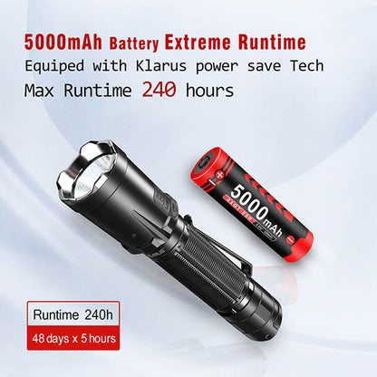 KLARUS, LED Taschenlampe XT21C, 3'200 Lumen (inkl. Akku)