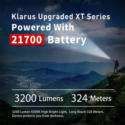 25% Rabatt: KLARUS, LED Taschenlampe XT21C, 3'200 Lumen (inkl. Akku)