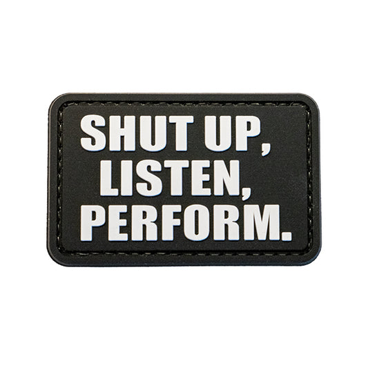 CHARLIE MIKE, Morale Patch SHUT UP, LISTEN, PERFORM