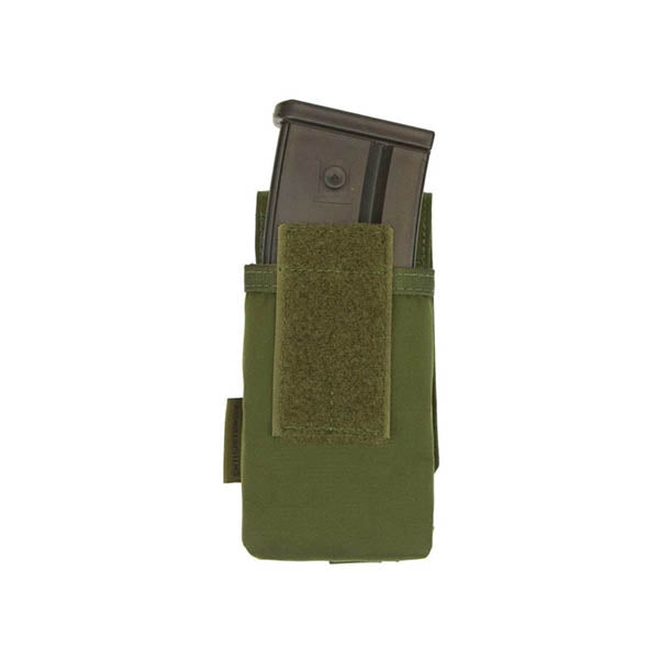 WARRIOR ASSAULT SYSTEMS, Single Covered G36 Mag- 1 Mag, OD green