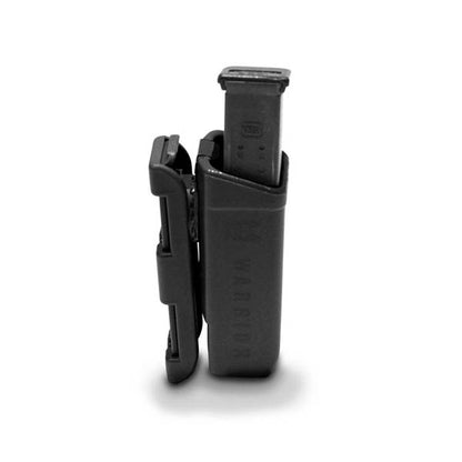 WARRIOR ASSAULT SYSTEMS, Polymer 9mm Pistol Mag Pouch, black