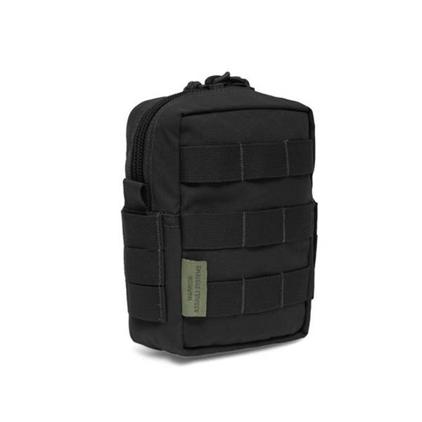 WARRIOR ASSAULT SYSTEMS, Small MOLLE Utility Pouch Zipped, black