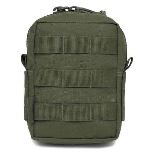WARRIOR ASSAULT SYSTEMS, Small MOLLE Utility Pouch Zipped, OD green