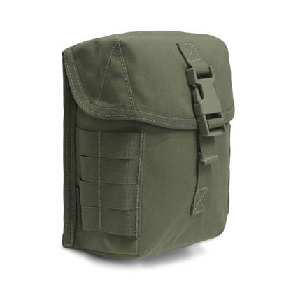 WARRIOR ASSAULT SYSTEMS, Large General Utility Pouch ITW Clip, OD green
