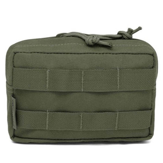 WARRIOR ASSAULT SYSTEMS, Small Horizontal MOLLE Pouch Zipped, OD green