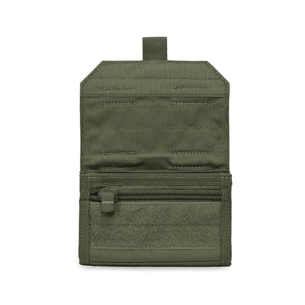 WARRIOR ASSAULT SYSTEMS, Front Opening Admin pouch with fold out sleeves, OD green
