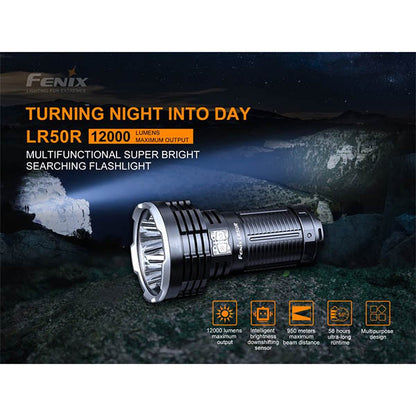 FENIX, Taschenlampe LR50R, 12'000 Lumen, inkl. Akku
