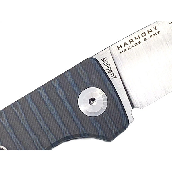 20% Rabatt: PMP KNIVES, Slip Joint Taschenmesser HARMONY, Titan, M390, flame